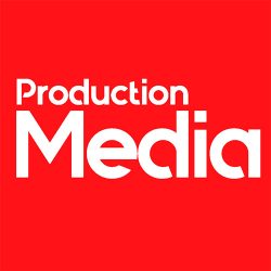 Logo de Production Media, agence de production audiovisuelle corporate et médias